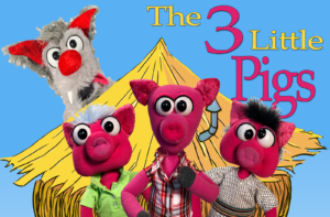 Three Little Pigs puppets